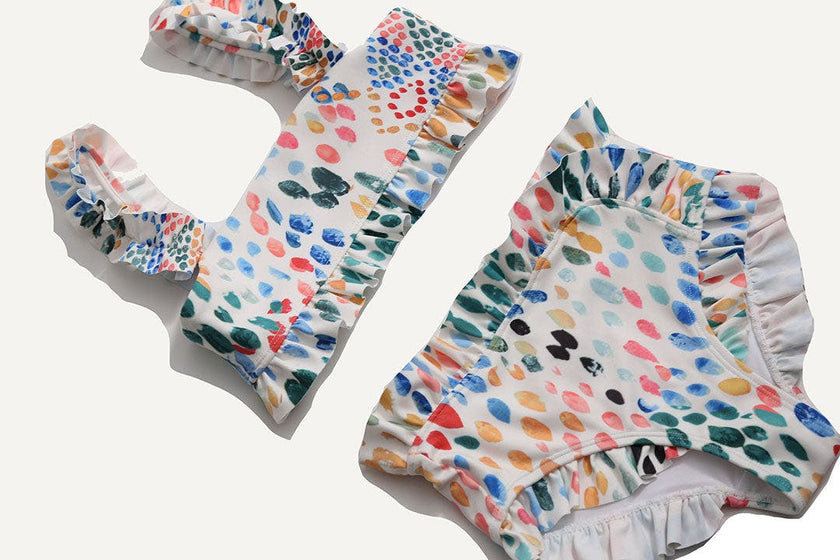 MISTY RUFFLED TANKINI