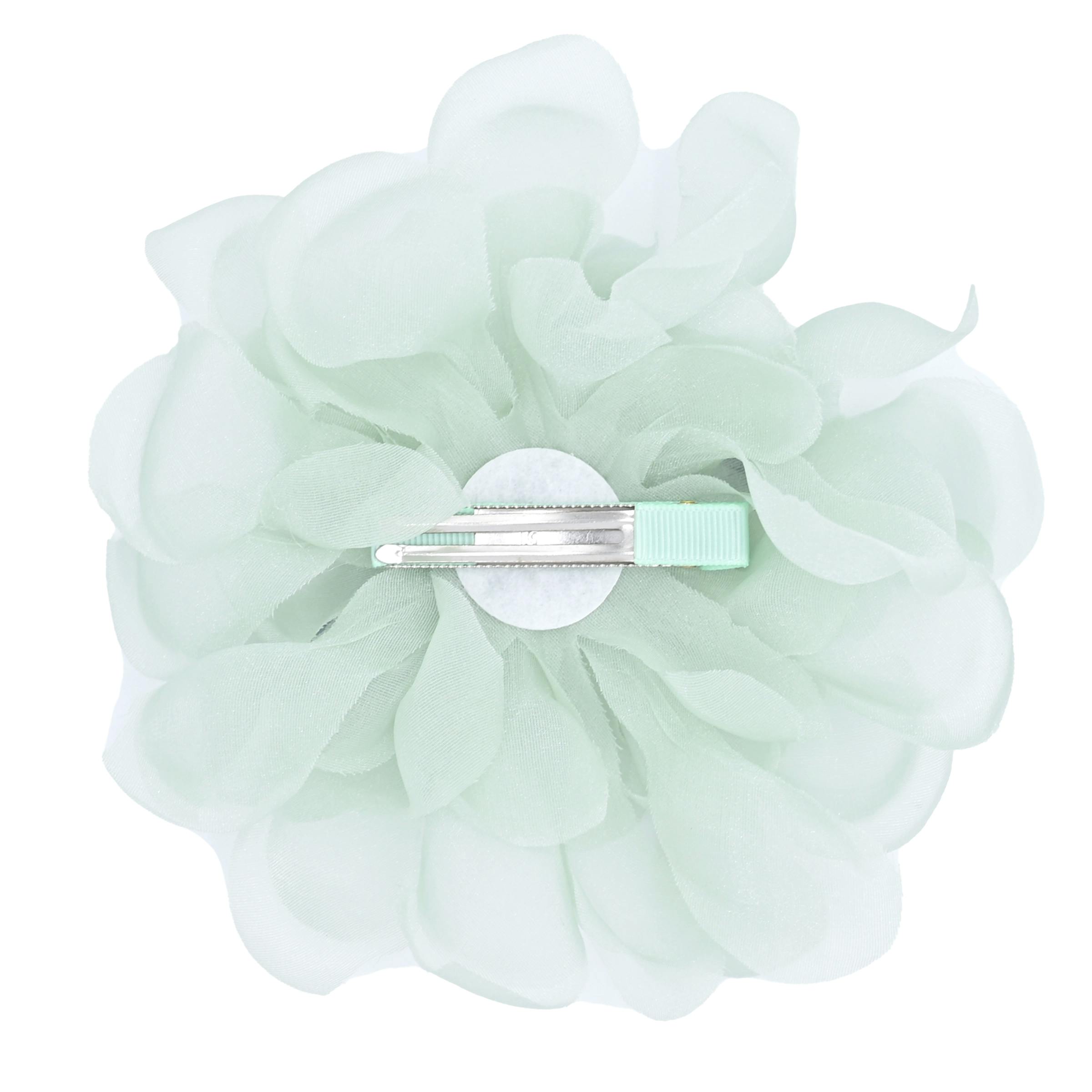 Pearl Ribbon Flower Hairclip