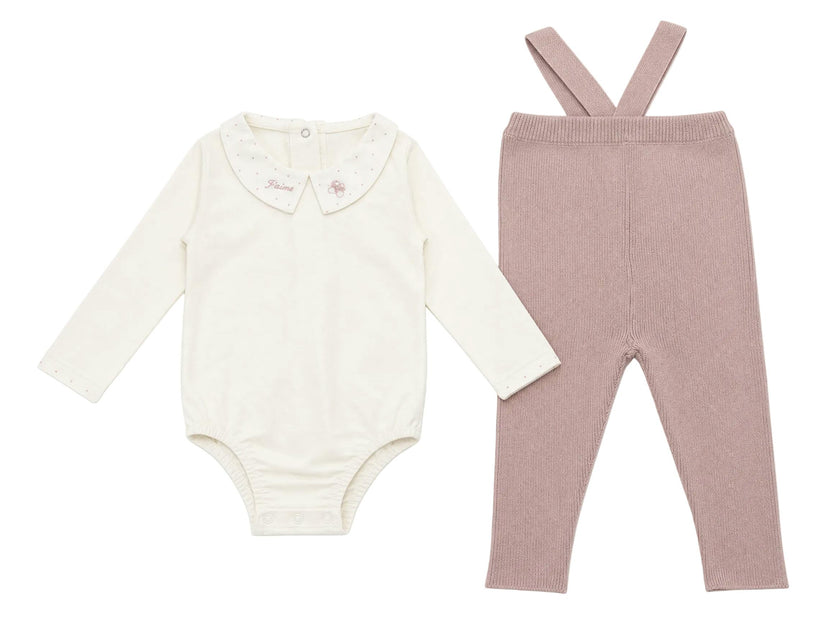 Knit Overall Set