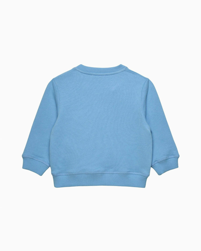 Baby Here Comes Trouble Sweatshirt in Blue/Pink