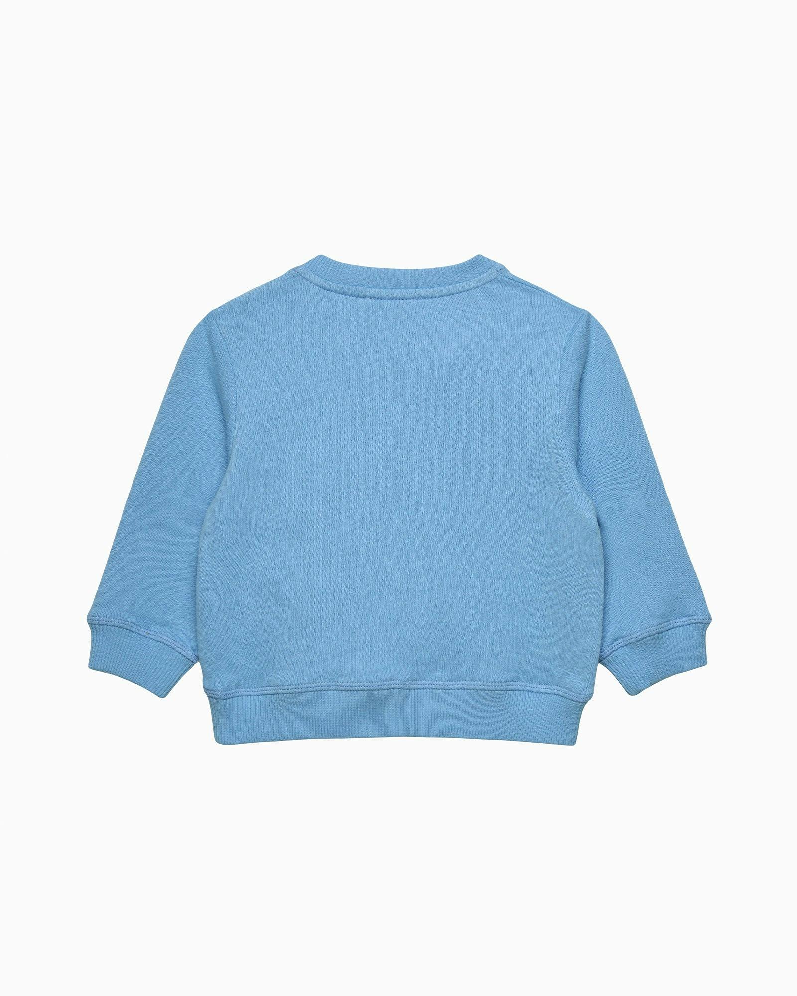 Baby Here Comes Trouble Sweatshirt in Blue/Pink