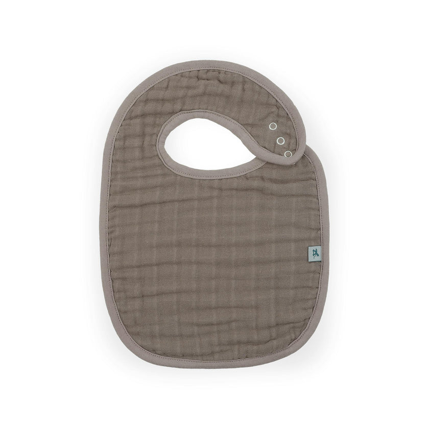 Organic Cotton Muslin Classic Bib 3 Pack - White Sage
