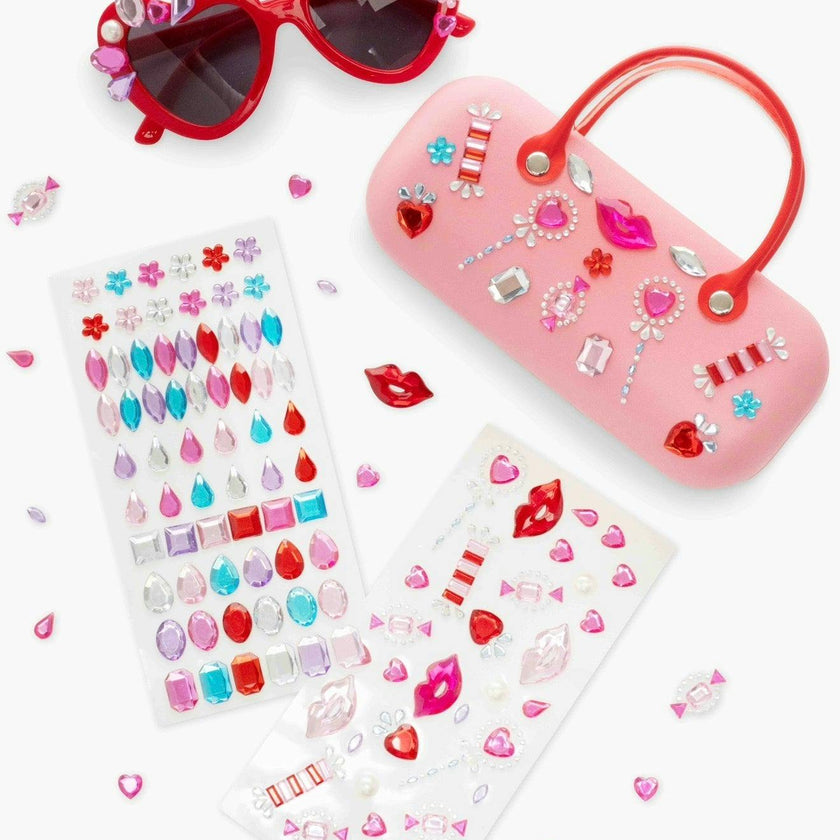 Heartfelt Sparkle Gemify® Sunglasses + Case