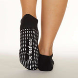 Be Fearless Grip Socks (Black/White)