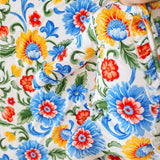 Fiore Italiani Footie Ruffled Zippered One Piece