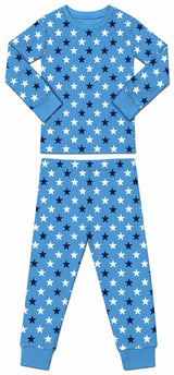 Kids Pajamas - Stars on Blue