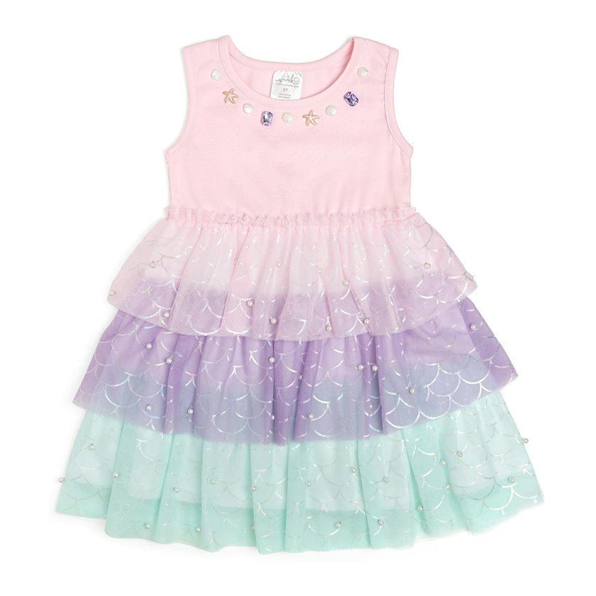 Mermaid Pearl Tank Tutu Dress
