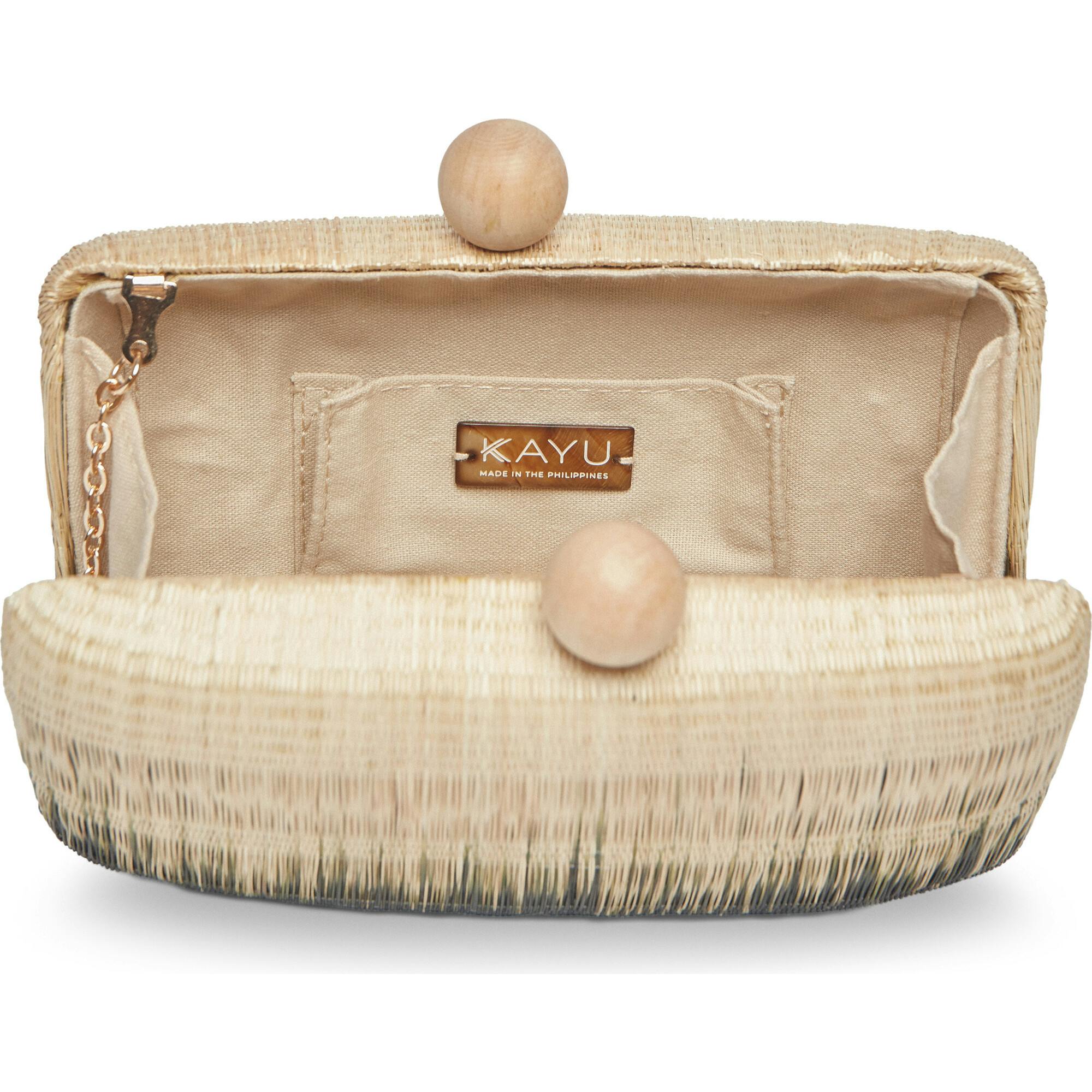 Akna Clutch, Black Ombre
