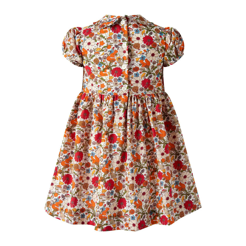 Woodland Floral Smocked Dress