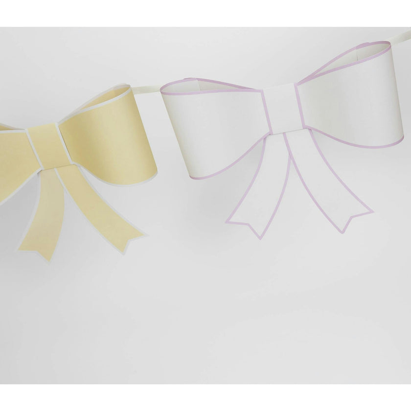 3D Paper Bow Garland