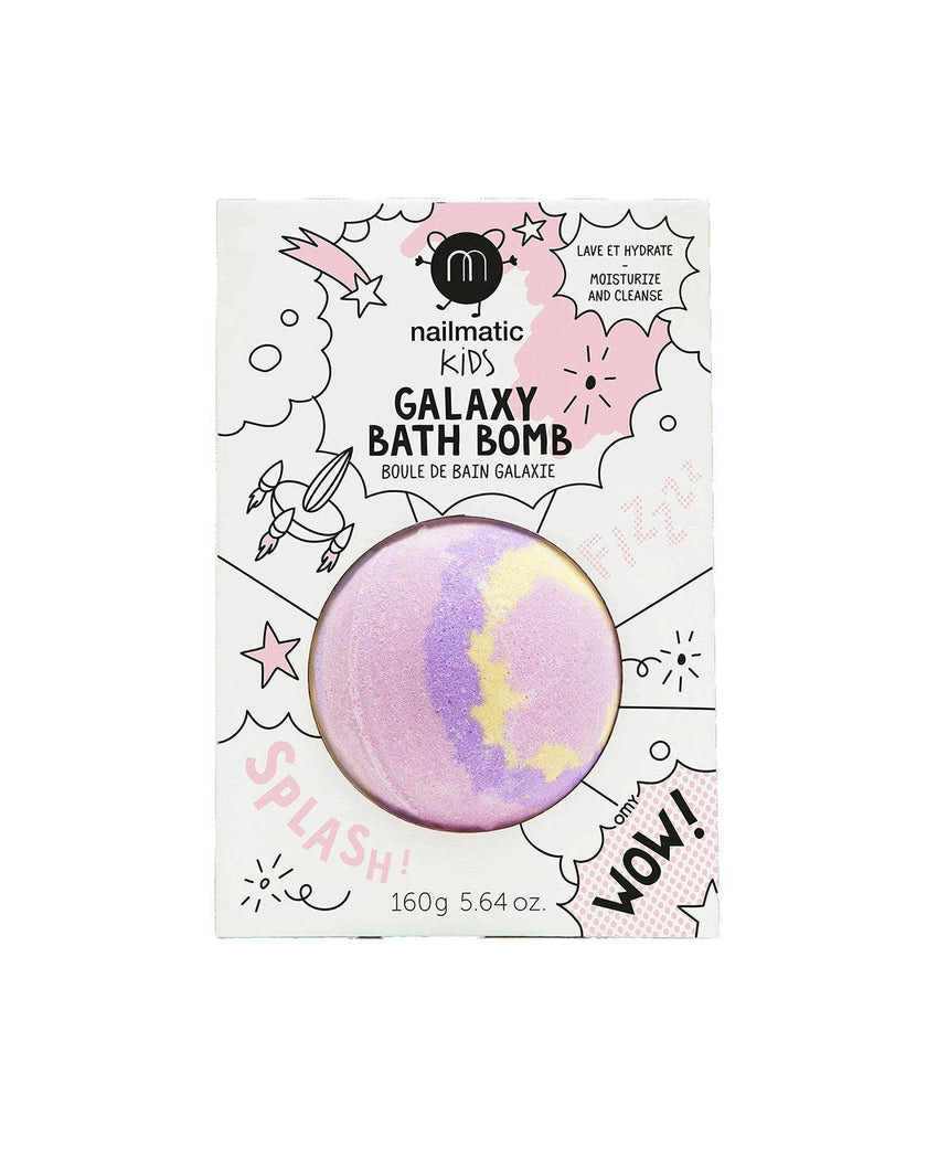 Bath Bomb for Kids GALAXY SUPERNOVA Pink Yellow Purple