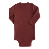 Red Rust Long Sleeved Modal Bodysuit