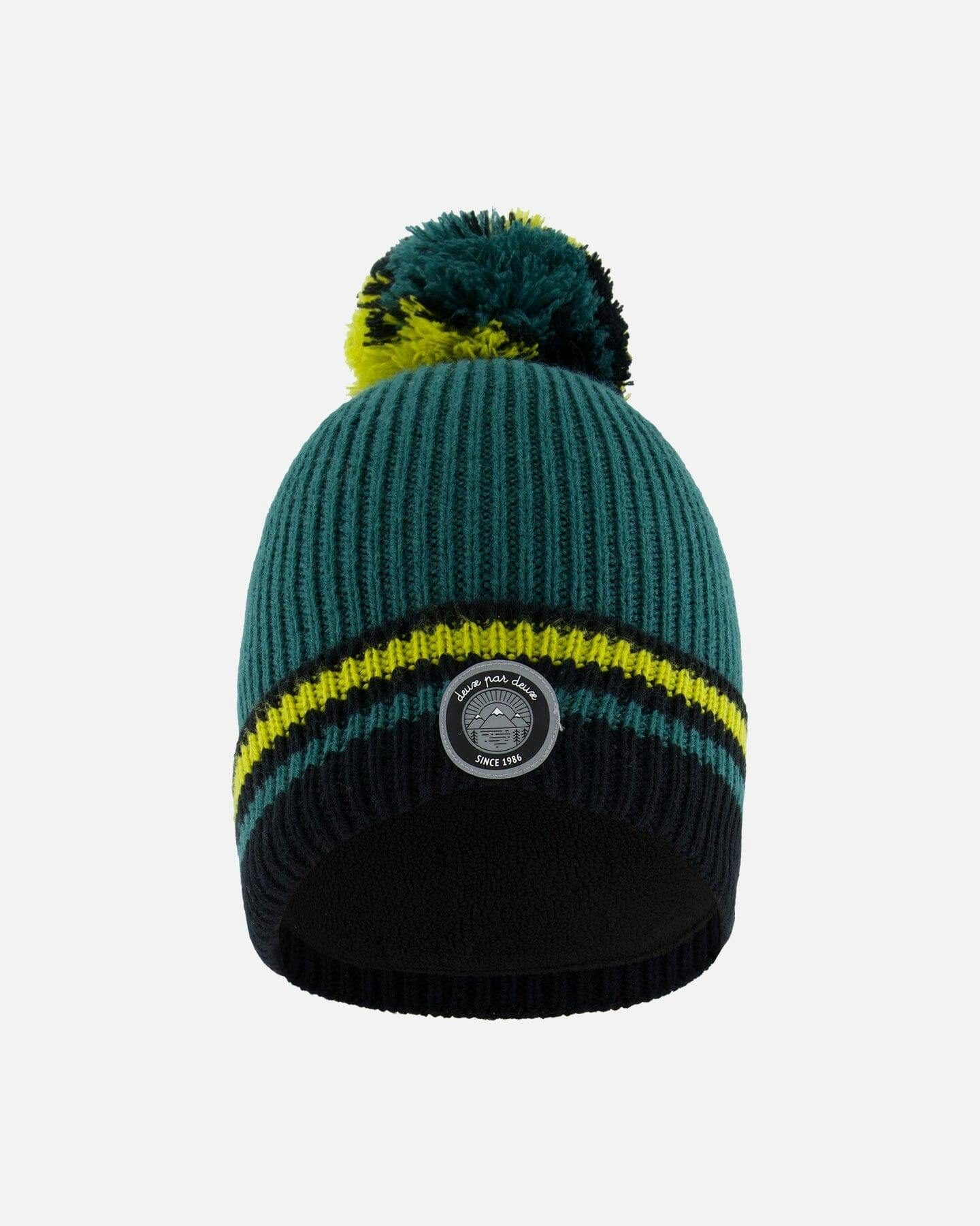 Knit Pompom Beanie Hat