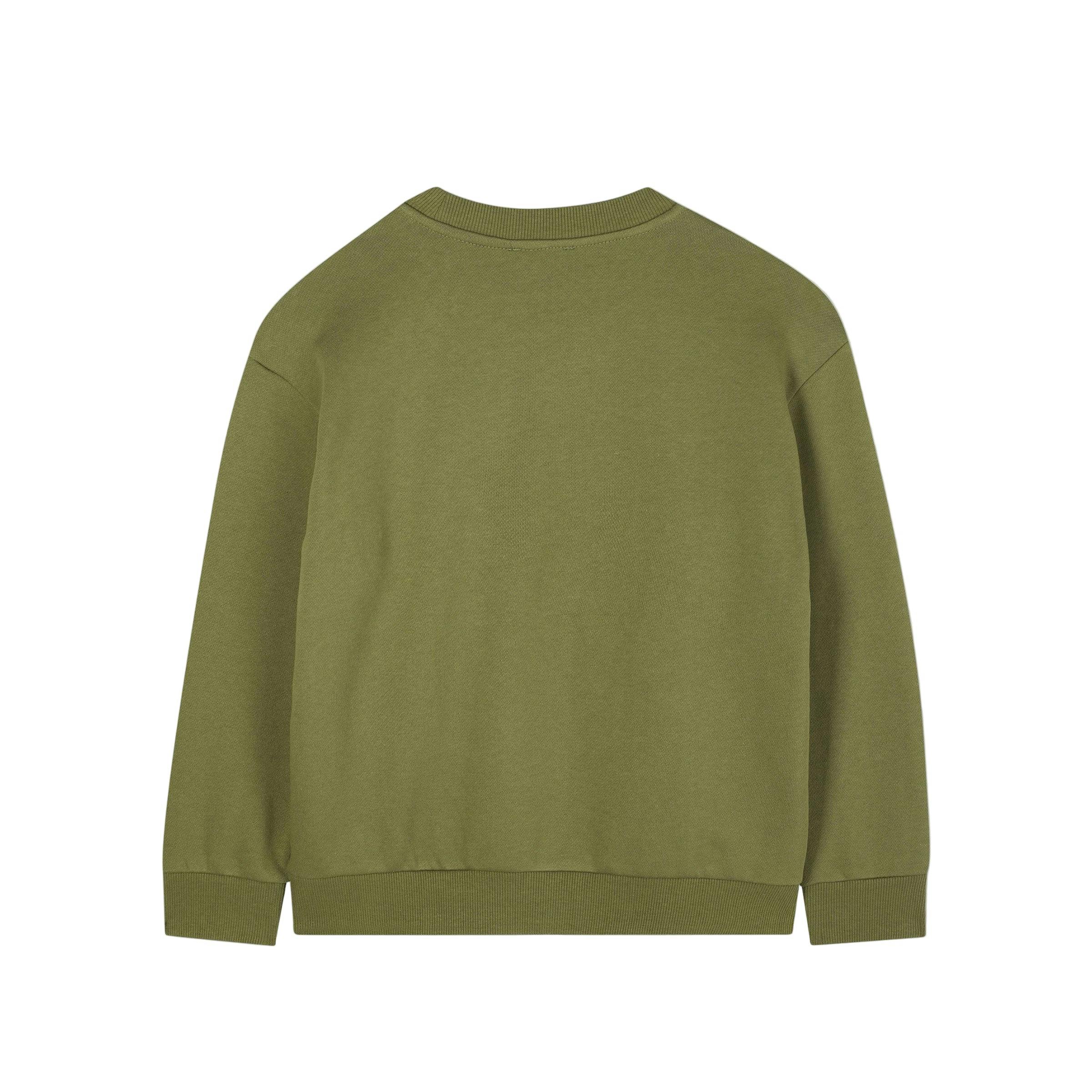 Olive Green Tiger Logo Sweatshirt