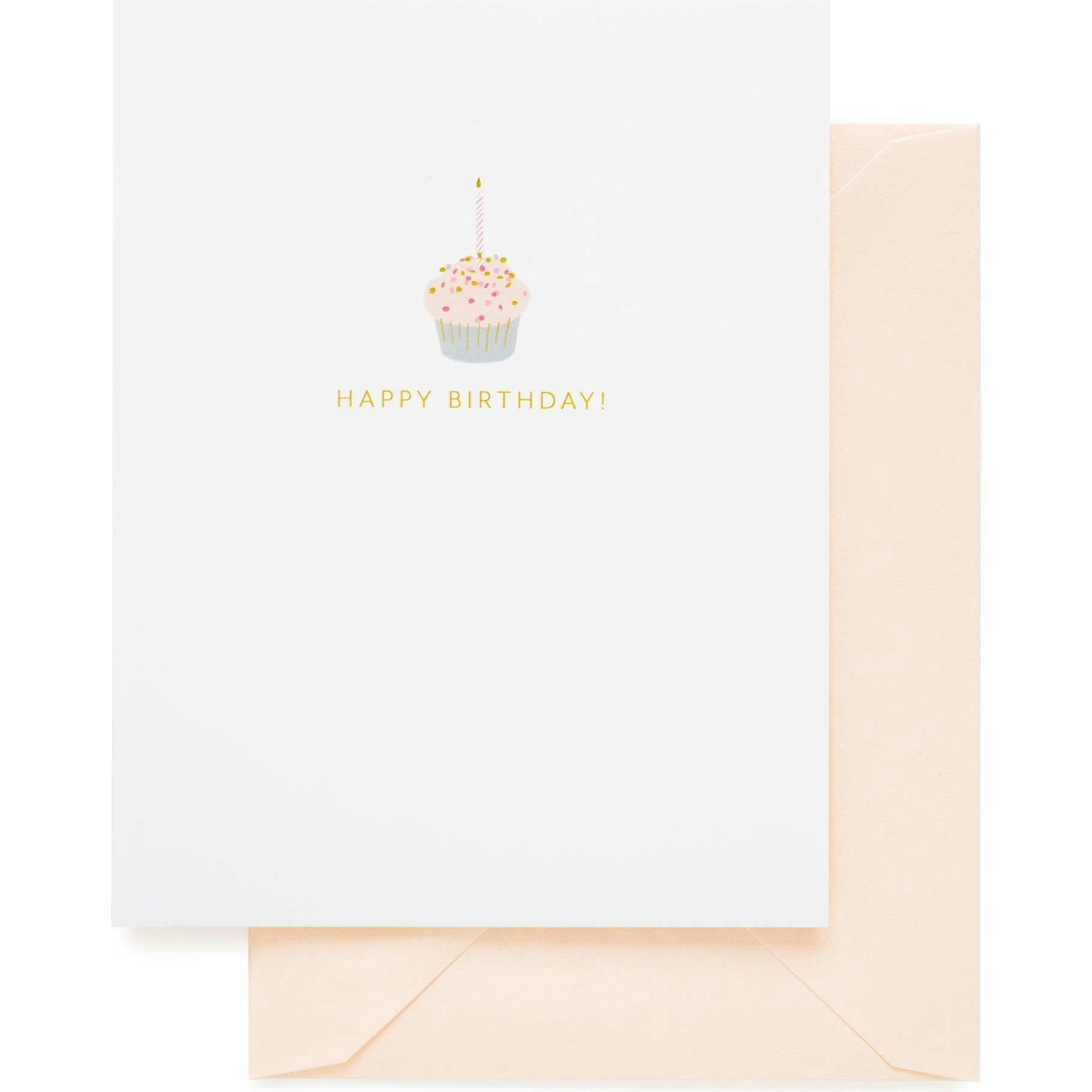 Happy Birthday Cupcake Card
