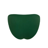 women's palma green terry mid rise bikini bottom