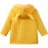 Boys Dog Applique Raincoat | Yellow