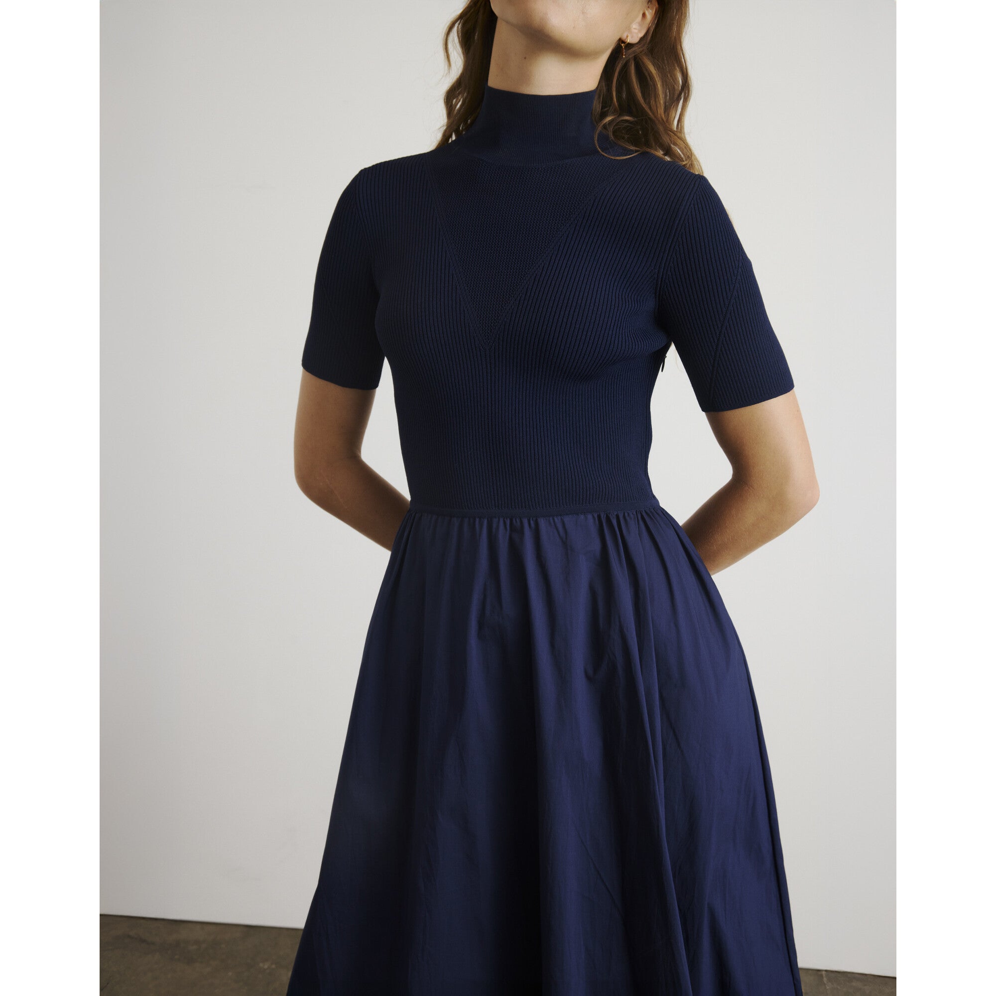 Teresa Knit Dress, Navy