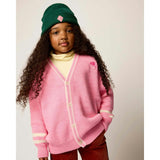 Wool Classroom Cardigan in Bubblegum Pink