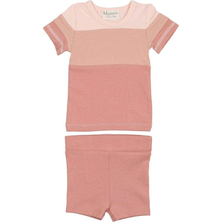 Rugby Stripe Short Set
