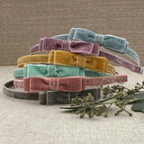 Shimmer Velvet Bow Headband