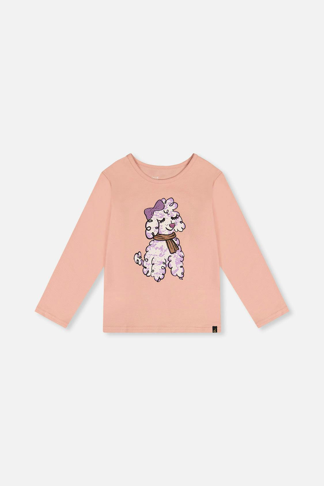 Long Sleeve Organic Cotton T-Shirt Pink