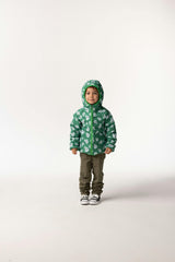 Ryan Reversible Puffer Hood Zipper Down Jacket