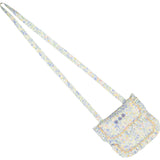 Ondine Blue Floral Smocked Purse