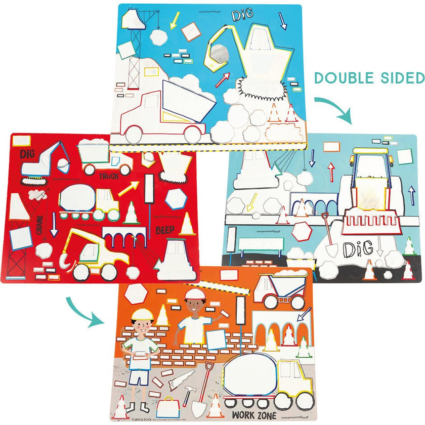 Magic Color Changing Water Placemats Set - Construction