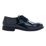 Navy Patent Lace Dress Shoes