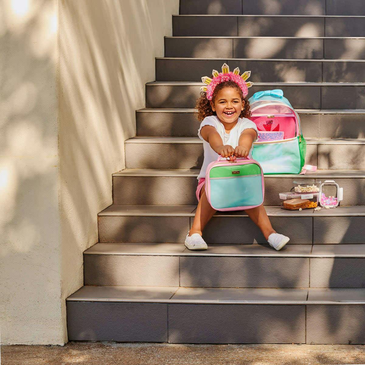 Colorblock Multicolor Insulated Lunchbox