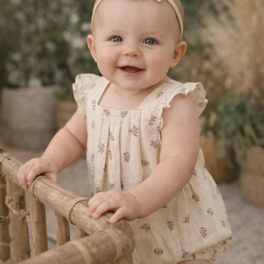 Pin Tuck Romper