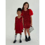 Ruby Feather Dress