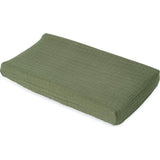 Cotton Muslin Changing Pad Cover - Fern