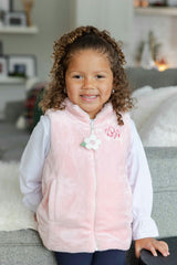 Plush Fleece Zip Up Vest