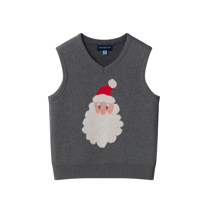 Holiday Sweater Vest Set | Santa