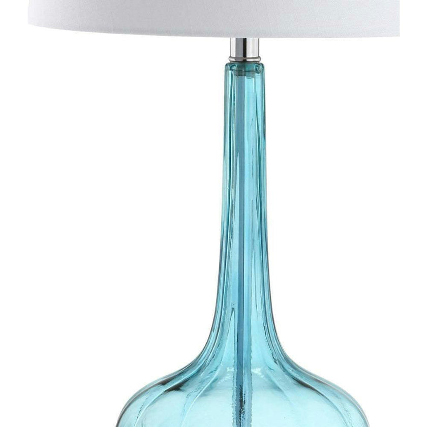 Bette 28.5" Glass Teardrop LED Table Lamp Set 2