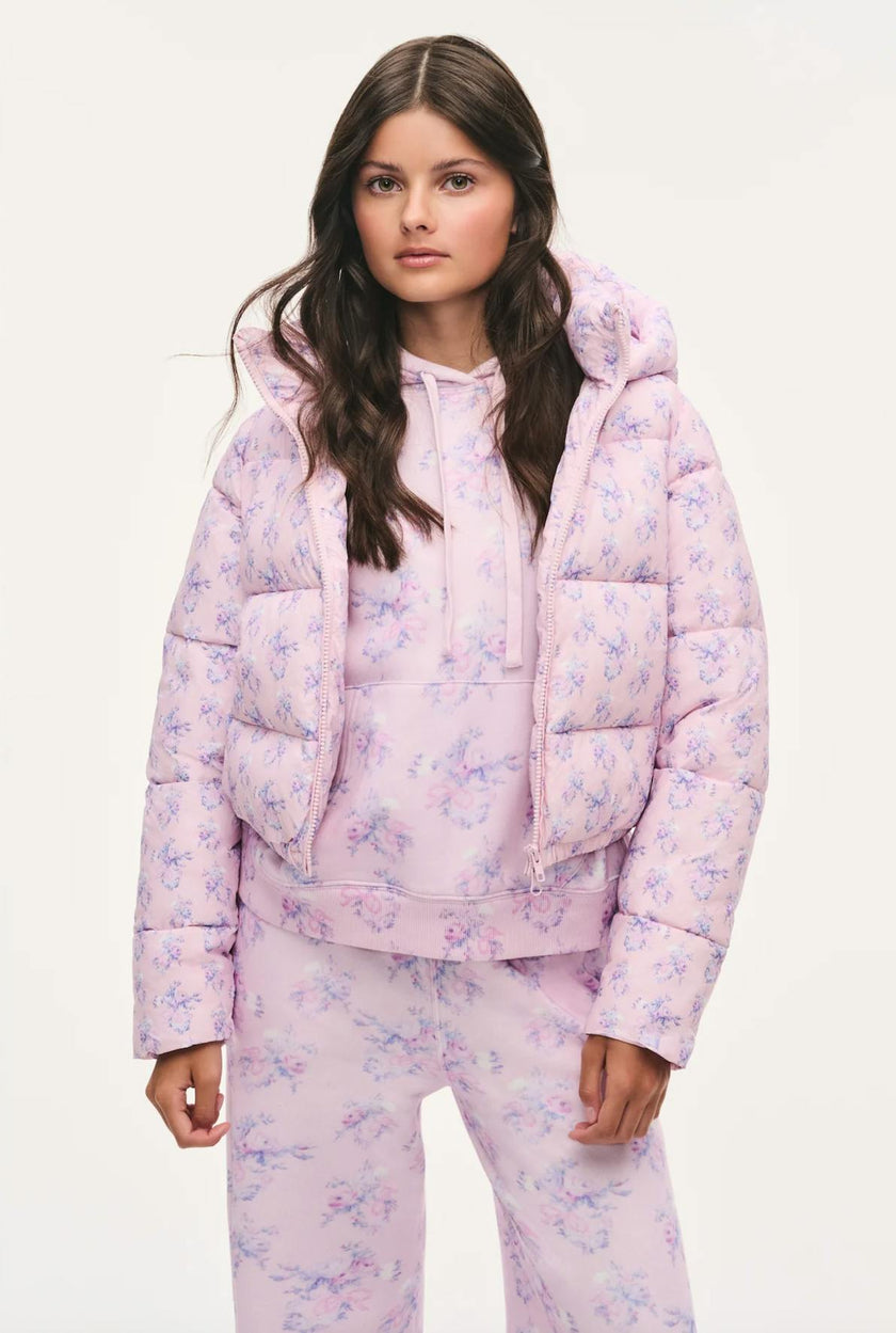 Moore Tween Jacket, Iced Mauve Floral