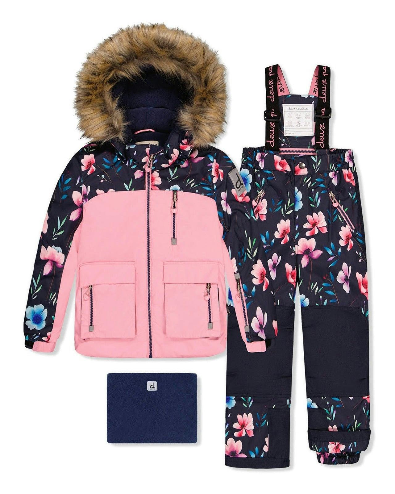 Two Piece Play Snowsuit Pink