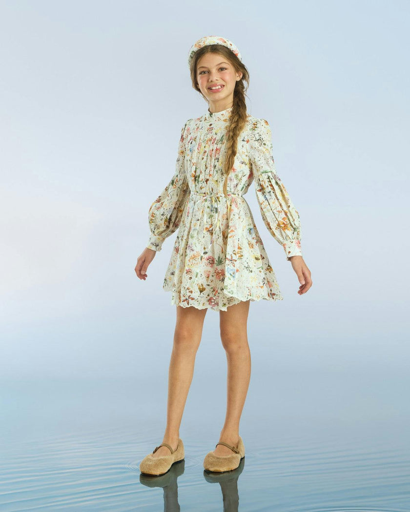 Christina Embroidered Mini Dress