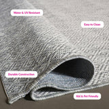 Courtyard Orion Indoor/Outdoor Rug, Grey