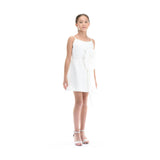 White Bow Livonia Dress