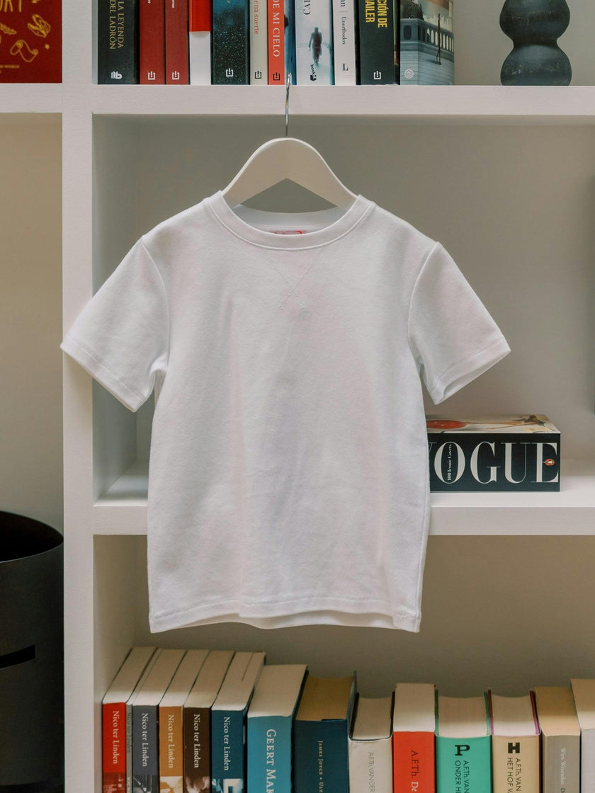White Arturo Kids Cotton T-Shirt