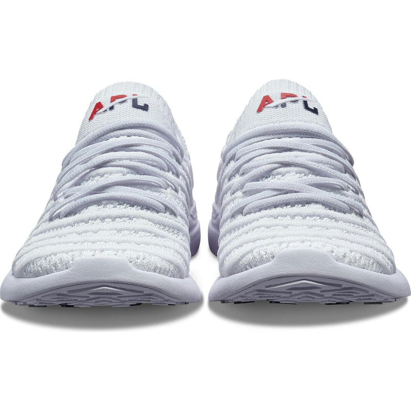 Youth's TechLoom Wave White / Red / Navy, White
