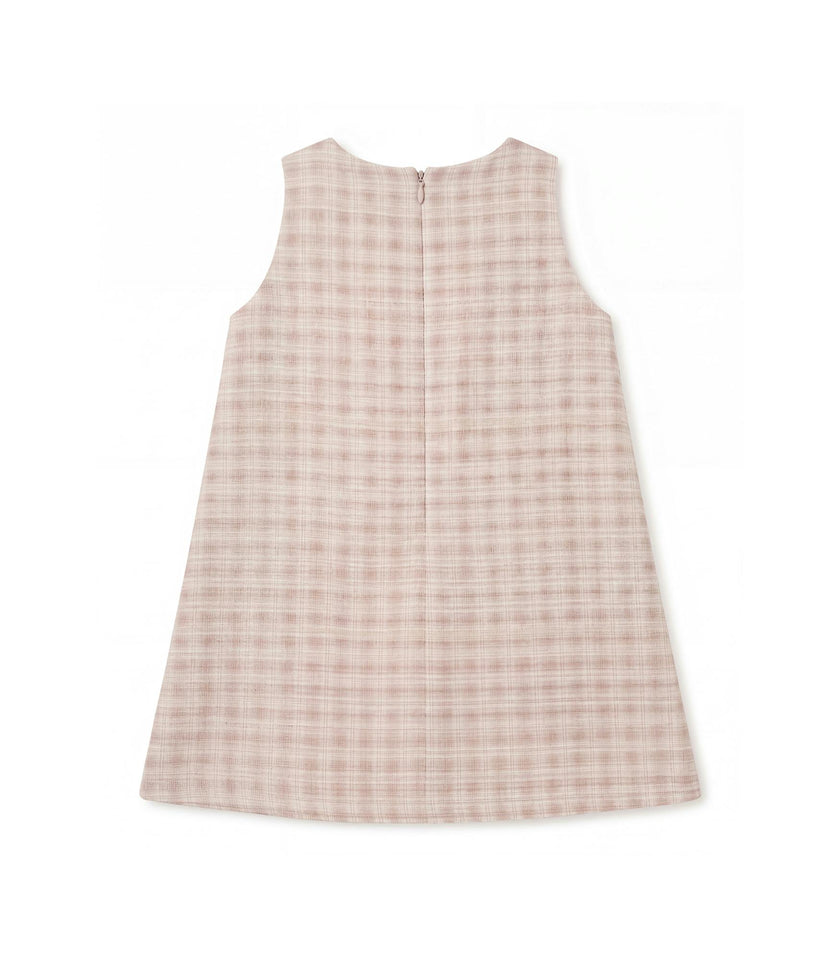 Edith Baby Dress Sleeveless, Pink Gold