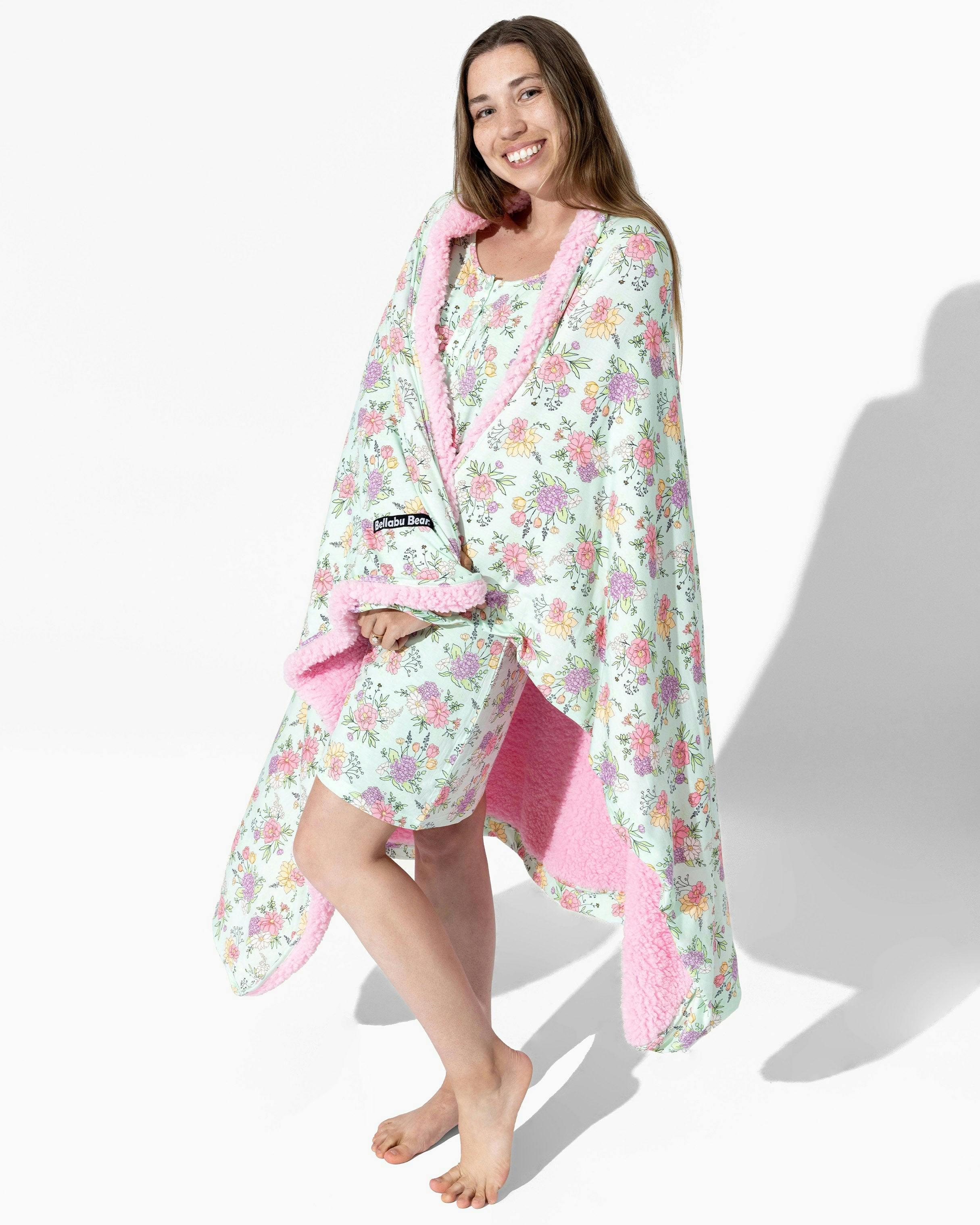 Petals & Posies Bamboo Blanket