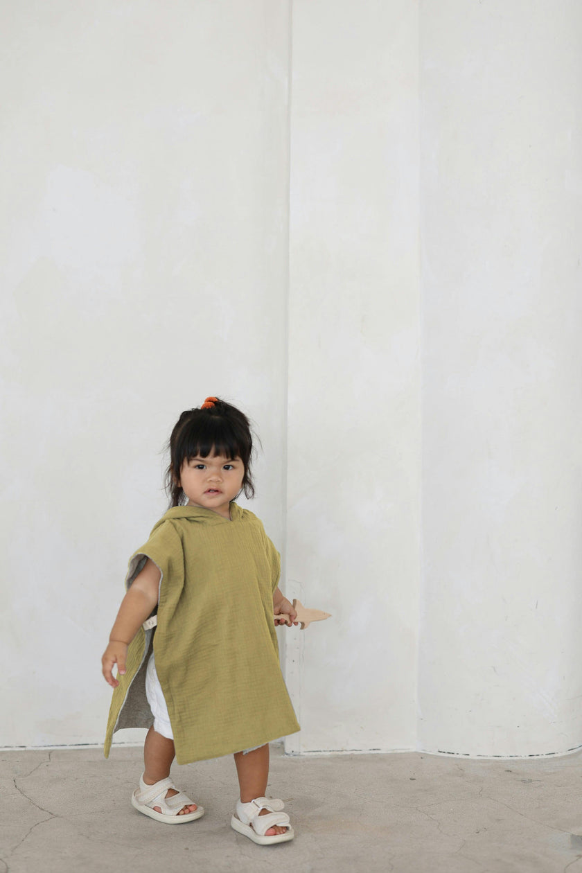 Reversible Hooded Poncho
