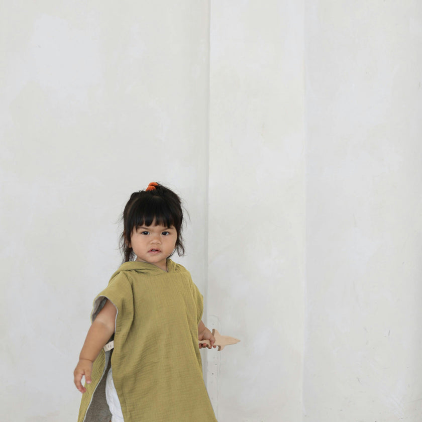 Reversible Hooded Poncho
