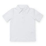 Griffin Boys' Pima Cotton Polo Golf Shirt White