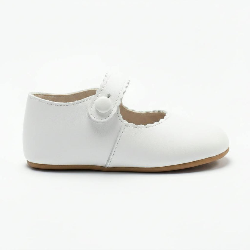 Emma Pre-Walker Baby Shoes - White